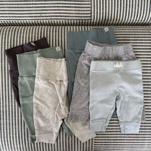 Carters Baby Pants Set - Gray, Green, Blue